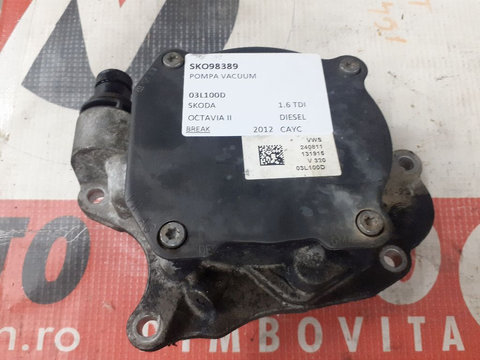 POMPA VACUUM SKODA OCTAVIA II 2012 OEM:03L100D.