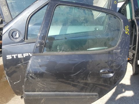 Portiera spate stanga Peugeot 206 hatchback cu geam maner macara broasca
