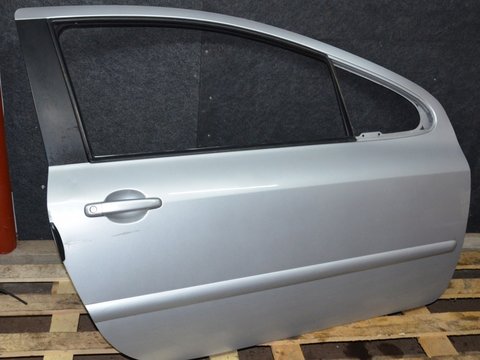 Portiera usa dreapta fata goala Peugeot 307 2000 - 2005 gri metalizat