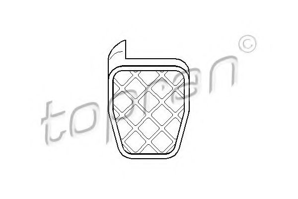 Pozitie pedala, pedala ambreiaj VW GOLF IV (1J1) (1997 - 2005) TOPRAN 109 999 piesa NOUA