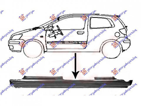 PRAG HYUNDAI GETZ 2002->2005 Prag 5 usi stanga PIESA NOUA ANI 2002 2003 2004 2005