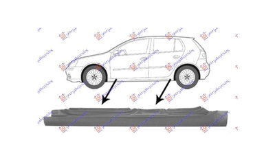 Prag stanga lateral VW Golf 5 2004-2008 NOU 1K4809