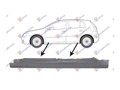 Prag stanga lateral VW Golf 5 2004-2008 NOU 1K4809835 1K4809835A (VARIANTA 5 USI)