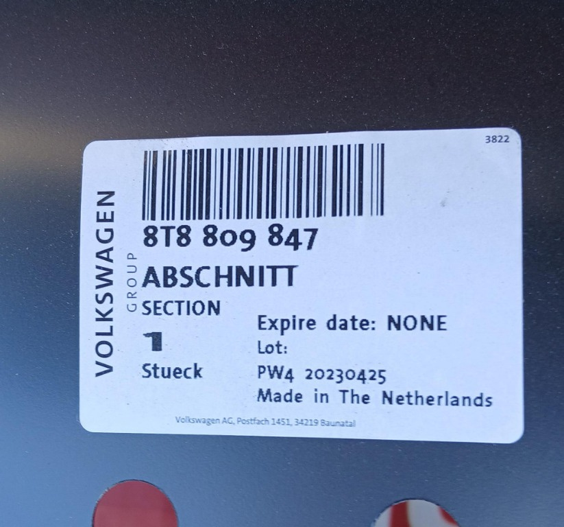 Prag stanga spate NOU ORIGINAL Audi A5 8