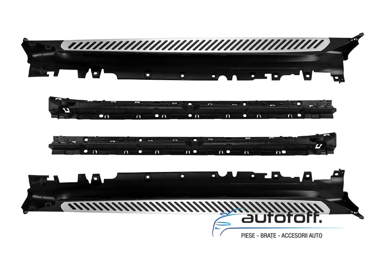 Praguri aluminiu BMW X6 F16 (2015+) - trepte laterale