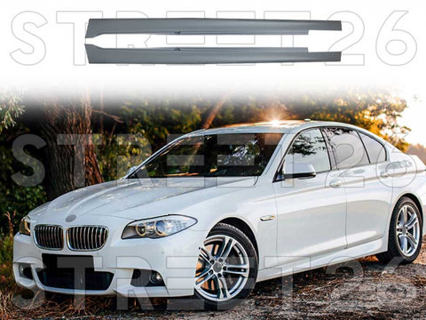 Praguri Laterale Compatibil Cu BMW Seria 5 F10 F11 Sedan Touring (2010-2017) M5 M-Technik Design