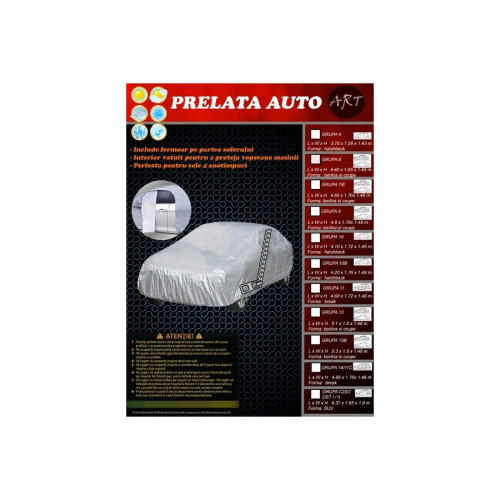 Prelata auto Grupa 20 LUX compatibil SUV / VAN, di