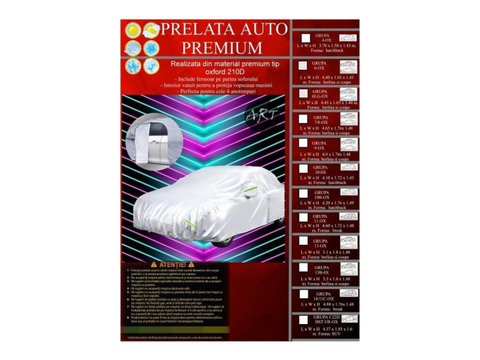 Prelata Auto PREMIUM material OXFORD pentru Microbuz/Mercedes Vito -V,VW T5,T6 (537x200x197cm) ERK AL-040923-40