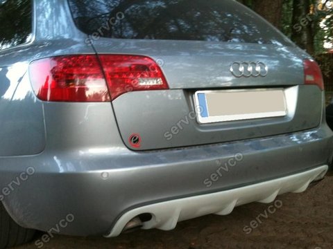 Prelungire AVANT S line ABT tuning sport bara spate Audi A6 C6 4F RS6 S6 2004-2008 v2