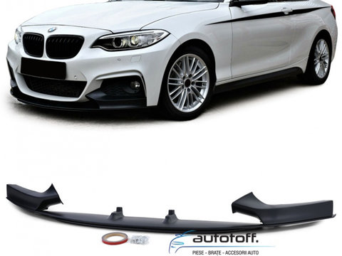 Prelungire bara fata BMW F22 F23 Seria 2 (2013+) Negru mat