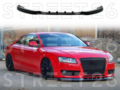 Prelungire Bara Fata Compatibil Cu Audi A5 8T (2007-2011) Negru Lucios