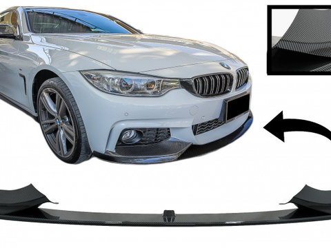 Prelungire Bara Fata compatibil cu BMW Seria 4 F32 F33 F36 (2013-03.2019) M-Performance Carbon Film Coating Tuning BMW Seria 4 F32/F33/F36 2013 2014 2015 2016 2017 FBSBMF32MPCF