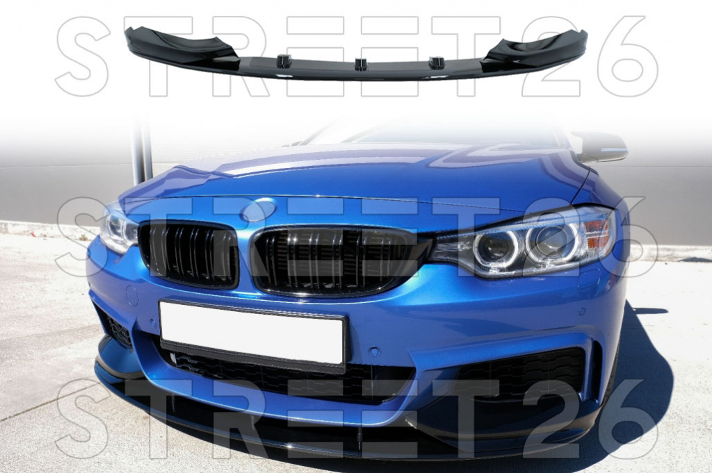 Prelungire Bara Fata Compatibil Cu BMW Seria 4 F32 F33 F36 (2013-2019) M Design Negru Lucios