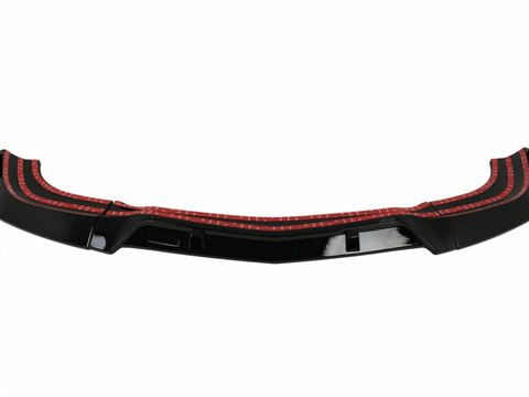 Prelungire Bara Fata compatibil cu Mercedes C-Class W204 S204 C204 Facelift (2011-2015) Negru Lucios FBSMBW204