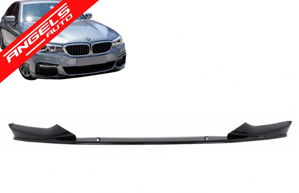 Prelungire Bara Fata compatibila cu BMW Seria 5 G30 (2017+) M Tech H Negru Lucios
