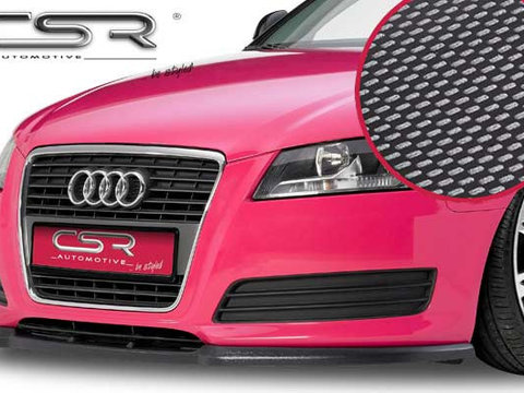 Prelungire Bara Fata Lip Spoiler Audi A3 8P/8PA nicht passend pentru S-Line, nicht passend pentru S3 4/2008-2013 CSR-CSL082-C Plastic ABS carbon look