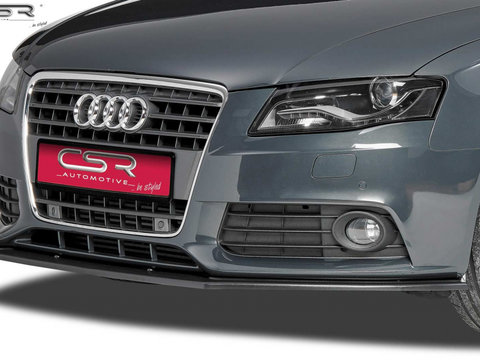 Prelungire Bara Fata Lip Spoiler Audi A4 B8 in afara de S/RS 2007-11/2011 CSR-CSL160 Plastic ABS