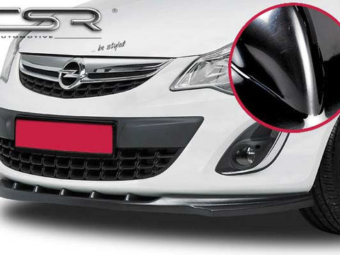 Prelungire Bara Fata Lip Spoiler Opel Corsa D toate modelele in afara de GSI/OPC ab 2010 CSR-CSL021-G Plastic ABS negru lucios