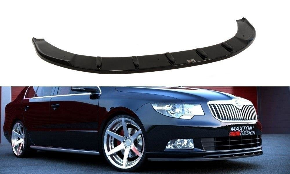 Prelungire Bara Fata Splitere Lip Skoda Superb Mk2 ( pentru Sport Prelungire Bara Fata Splitter ) SK-SU-2-SPORT-FD1G