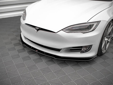 Prelungire Bara Fata Splitere Lip V.1 Tesla Model S Facelift TE-MODELS-1F-FD1T