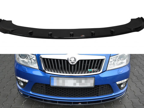 Prelungire Bara Fata Splitere Lip V1 SKODA OCTAVIA MK2 (RS VERSION) FACELIFT SK-OC-2F-RS-FD1T