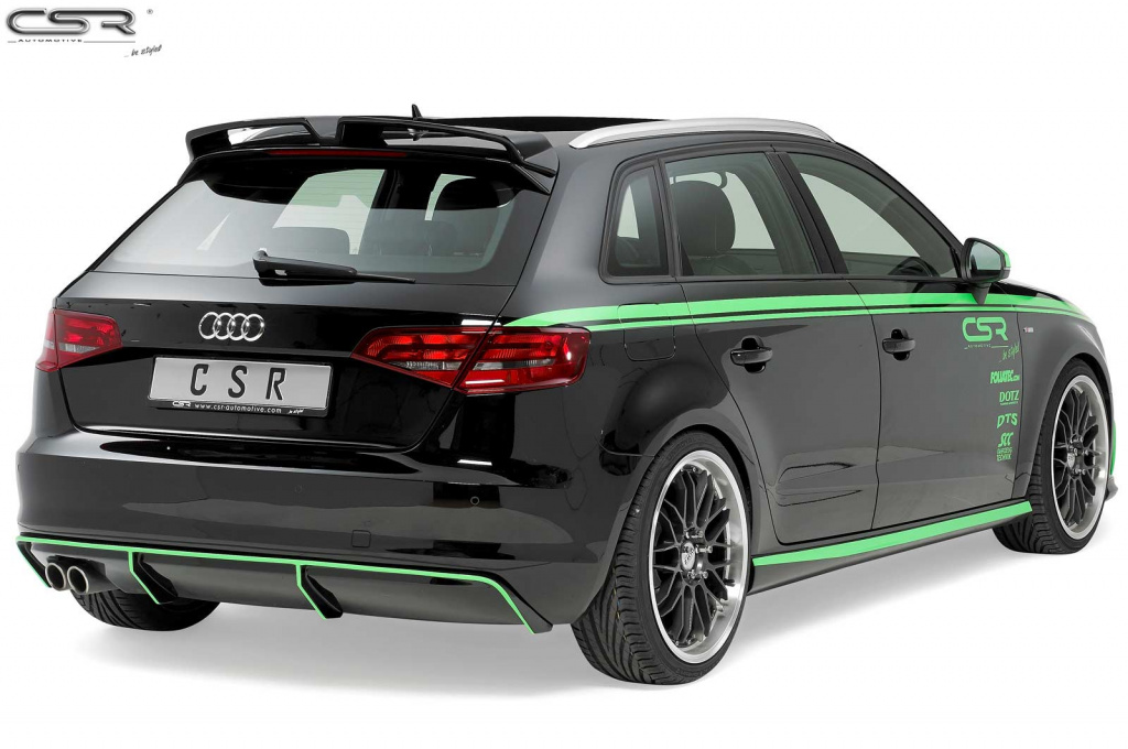 Prelungire Bara Spate Difuzor Audi A3 8V Sportback, 3- usi , nu si pentru varianta passend an Cabrio si Limousine 2012-04/2016 HA184