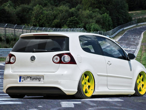 Prelungire bara spate fusta in R32 Clean Look, nu se potriveste pe Modell Variant pentru VW Golf 5, 1K 2003-2008 pentru toate variantele se potriveste , nu se potriveste pe Golf Plus cod produs INE-200045-ABS