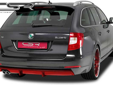 Prelungire bara spate Spoiler Difuzor Skoda Superb II 3T ab 2008 CSR-HA074