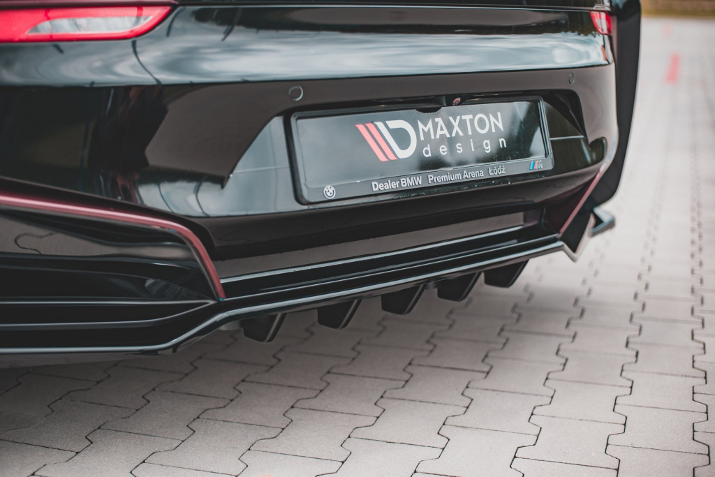 Prelungire Centrala Bara Spate Difuzor ( cu vertical bara) BMW i8 BM-I8-1-RD1T+RD2T