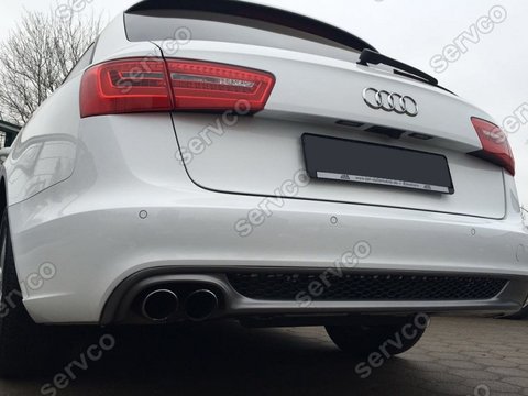 Prelungire difuzor bara spate Audi A6 4G C7 2011-2014 S6 S line ver2