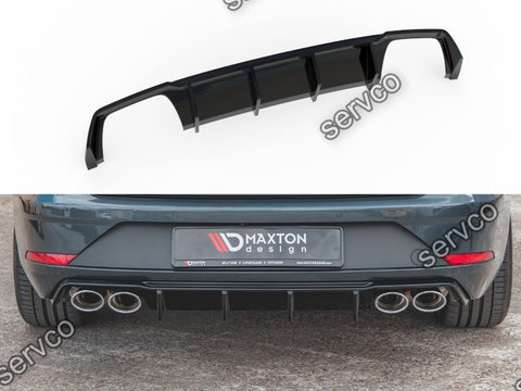 Prelungire difuzor bara spate Seat Leon Cupra ST Mk3 Facelift 2017-2019 v14 - Maxton Design