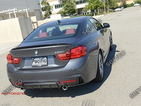 Prelungire difuzor spoiler evacuare bara spate BMW F32 Seria 4 435 430 M performance ver2