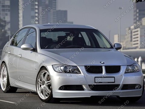 Prelungire extensie spoiler buza bara fata BMW E90 E91 Alpina seria 3 2005 2008