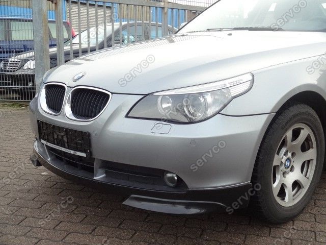 Prelungire lip buza bara fata BMW E60 E61 pachet m tech Aerodynamic M5 pt bara normala v2