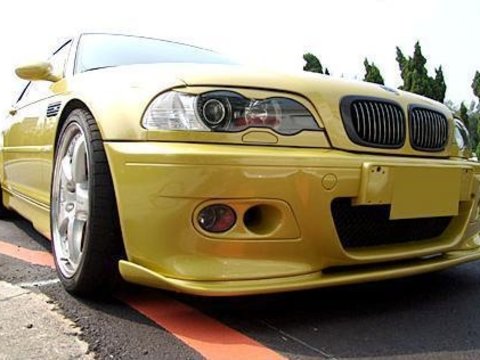 Prelungire lip buza spoiler bara fata BMW E46 seria 3 M3 Hamann v2