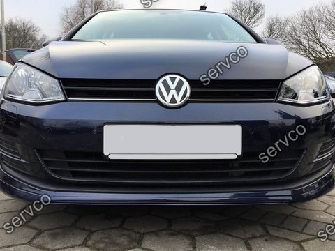 Prelungire lip buza Votex tuning sport bara fata VW Golf 7 R line 2012-2016 v1
