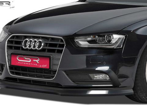 Prelungire lip spoiler bara fata pentru Audi A4 B8 Limousine, Avant 11/2011-2015 in afara de modelele S-Line/S/RS4 CSL176