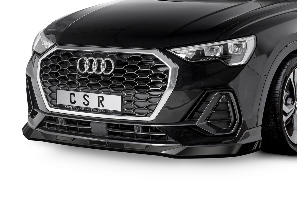 Prelungire lip spoiler bara fata pentru Audi Q3 (Typ F3) pentru toate modelele 2018- in afara de modelele S-Line und RS Q3 CSL485