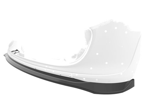 Prelungire lip spoiler bara fata pentru Renault Twingo 3 GT 11/2016-05/2019 CSL559