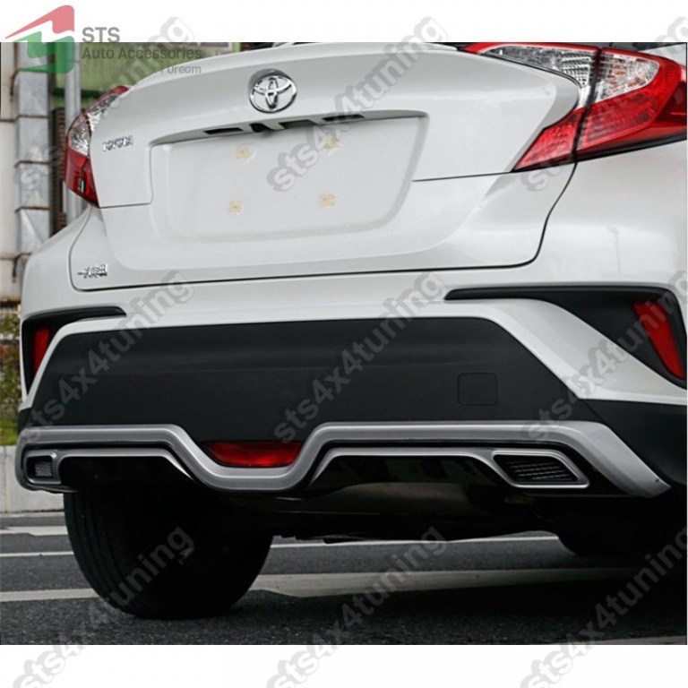 PRELUNGIRE ORNAMENT BARA SPATE TOYOTA CHR 2017-2019 SLV [V1]