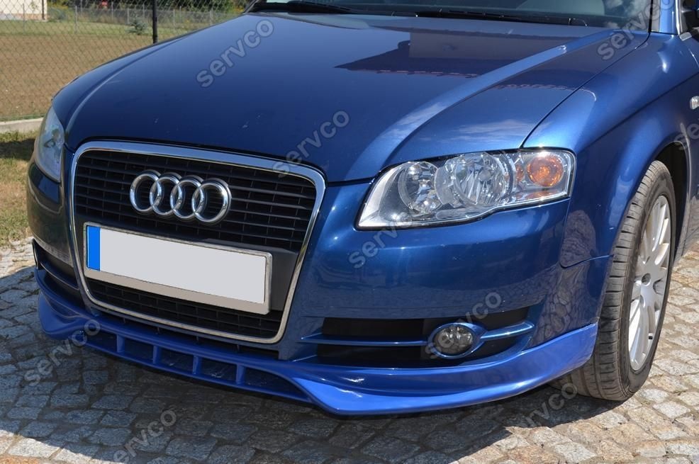 Prelungire ornament difuzor spoiler bara fata Audi A4 B7 8E 8H S4 Rs4 S line v2