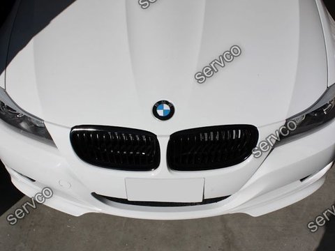 Prelungire prelungiri flapsuri splittere tuning sport bara fata BMW E90 E91 LCI 2009-2012 v6