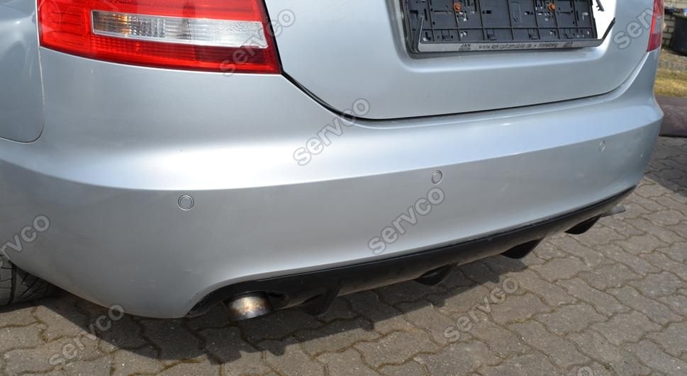 Prelungire Sedan S line S6 tuning sport bara spate Audi A6 C6 4F RS6 2004-2008 v1