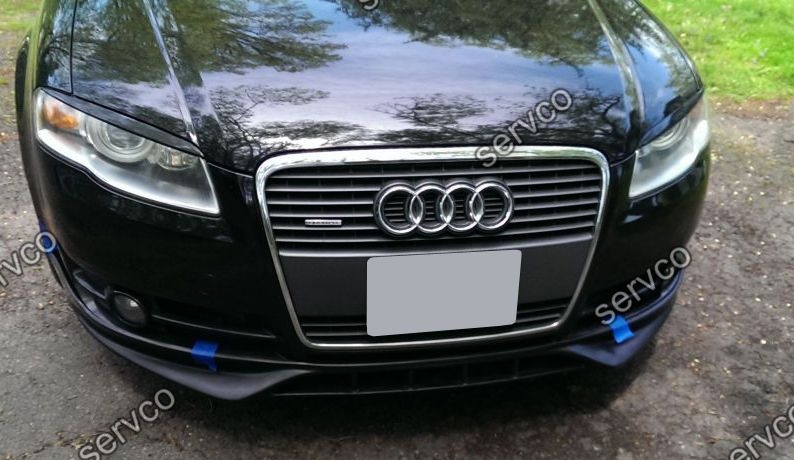 Prelungire S line adaos fusta tuning sport bara fata Audi A4 B7 8E 8H S4 Rs4 2005-2007 v2
