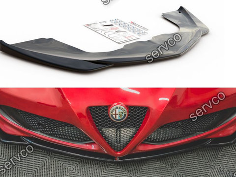 Prelungire splitter bara fata Alfa Romeo 4C 2013-2017 v1 - Maxton Design