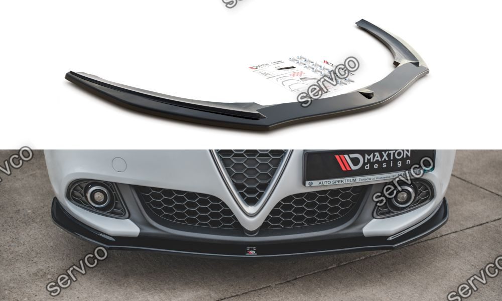 Prelungire splitter bara fata Alfa Romeo Giulietta Facelift 2016-2020 v2 - Maxton Design