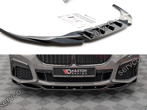 Prelungire splitter bara fata Bmw Seria 7 G11 M-Pack Facelift 2019- v4 - Maxton Design