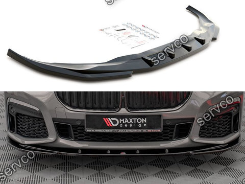 Prelungire splitter bara fata Bmw Seria 7 G11 M-Pack Facelift 2019- v3 - Maxton Design