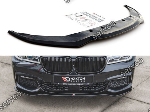 Prelungire splitter bara fata Bmw Seria 7 G11 M-Pack 2015-2018 v1 - Maxton Design