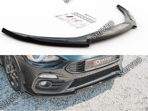 Prelungire splitter bara fata Fiat 124 Spider Abarth 2017- v1 - Maxton Design